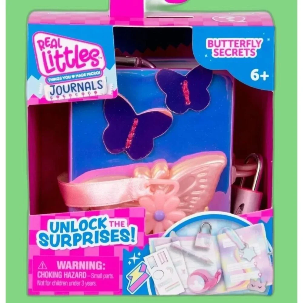 WICKED GIRLS S Sweater 4 Piece Set Bow Headband Butterfly Secrets Micro Journals